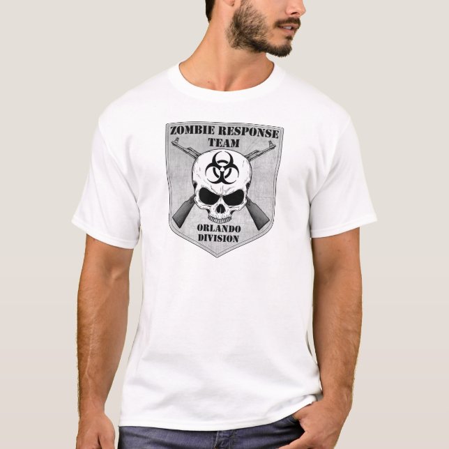 T-shirt Equipe da resposta do zombi: Divisão de Orlando (Frente)