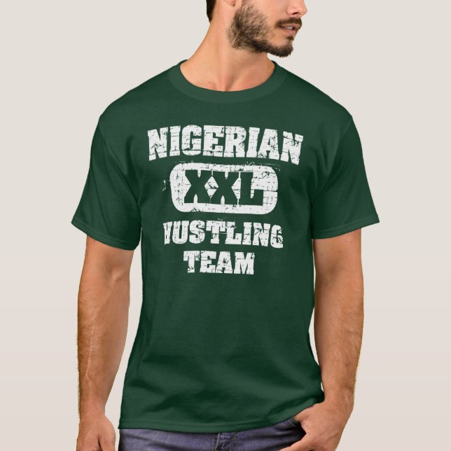 T-shirt Equipe de aceleramento nigeriana (Frente)