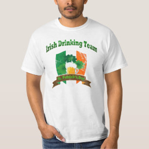 T-shirt Equipe de Bebendo irlandesa