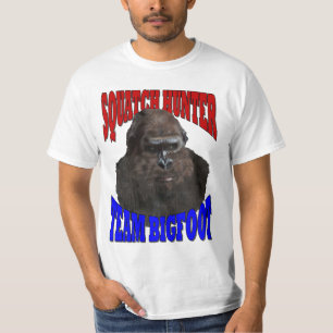 T-shirt Equipe de caça ao quadrado Bigfoot