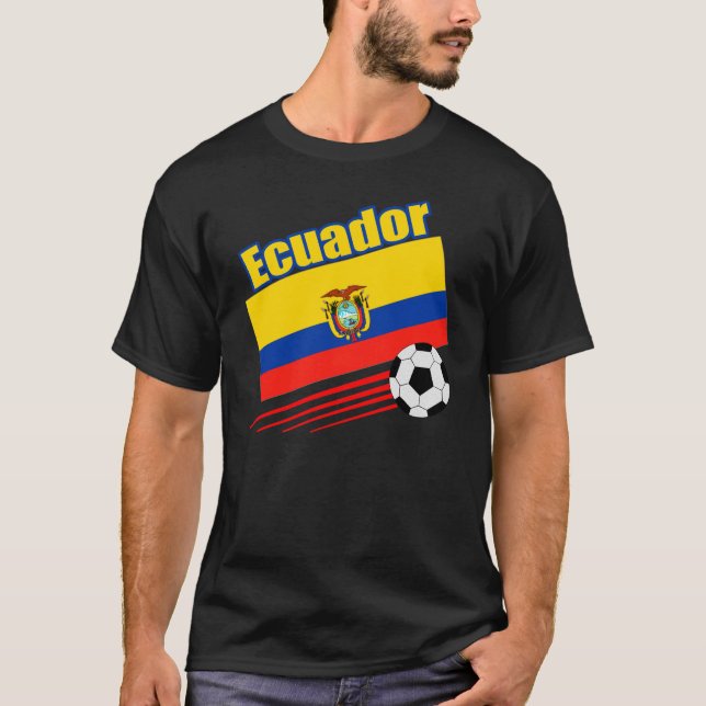 T-shirt Equipe de futebol de Equador (Frente)
