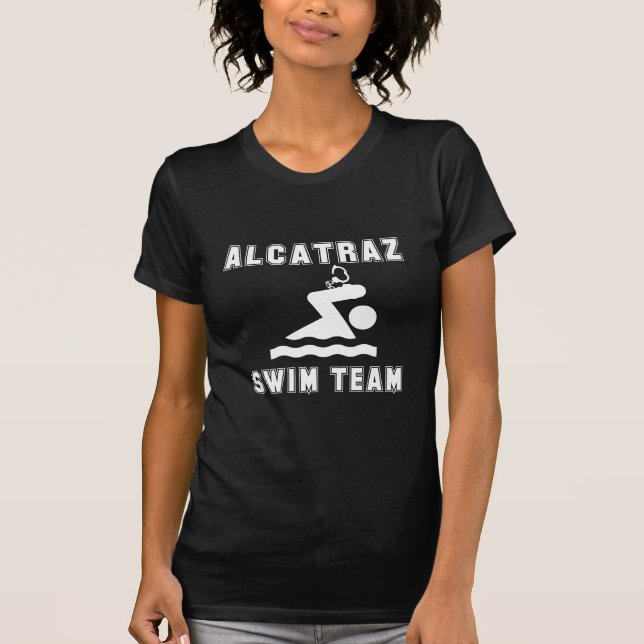 T-shirt Equipe de natação de Alcatraz (Frente)