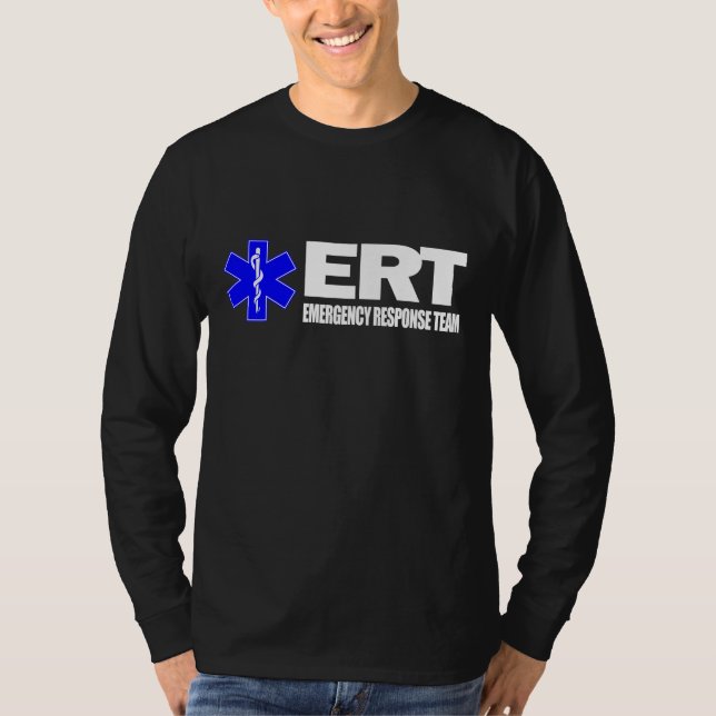 T-shirt Equipe de resposta de emergência ERT (Frente)