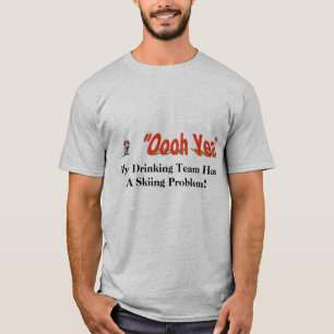 T-shirt Equipe do esqui do sim de Oooh