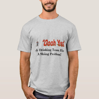 T-shirt Equipe do esqui do sim de Oooh