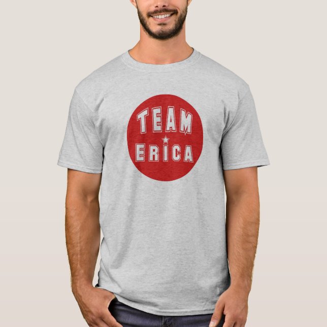 T-shirt Equipe Erica Red_2 (Frente)