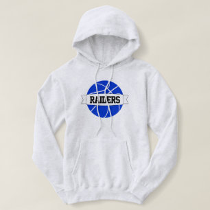 T-shirt Equipe feita sob encomenda do basquetebol azul,