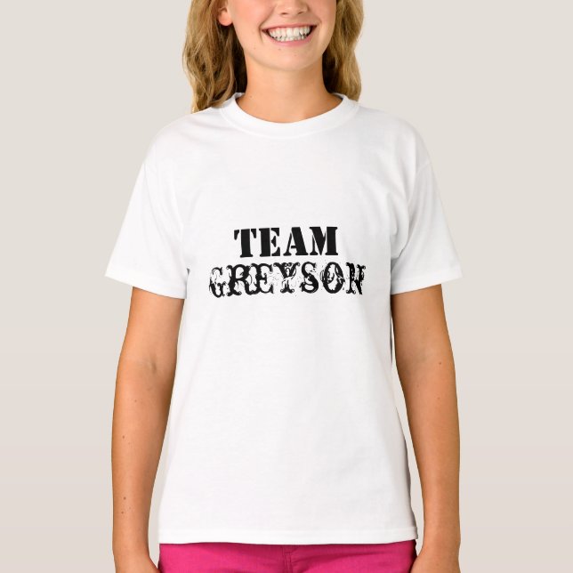 T-shirt Equipe Greyson (Frente)