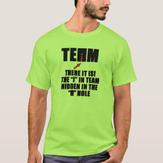 T-SHIRT EQUIPE, HÁ UM "I" EM EQUIPE