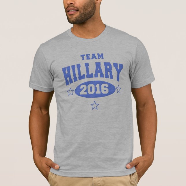 T-shirt Equipe Hillary 2016 (Frente)