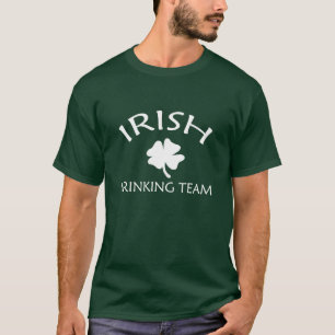 T-shirt equipe irlandesa do bebendo