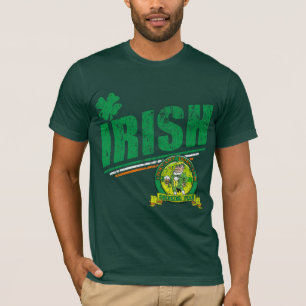 T-shirt Equipe irlandesa do bebendo