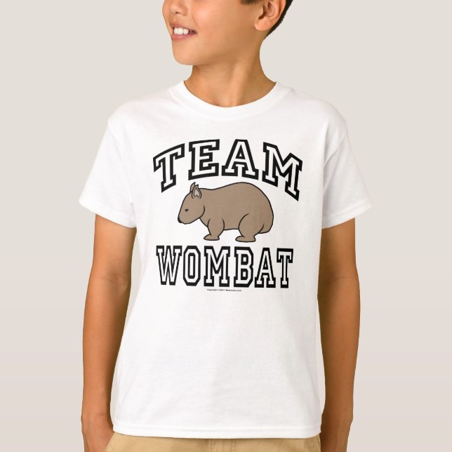 T-shirt Equipe Wombat (Frente)