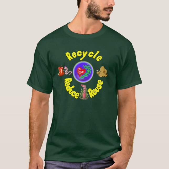 T-shirt Equipe Worm.:-) (Frente)