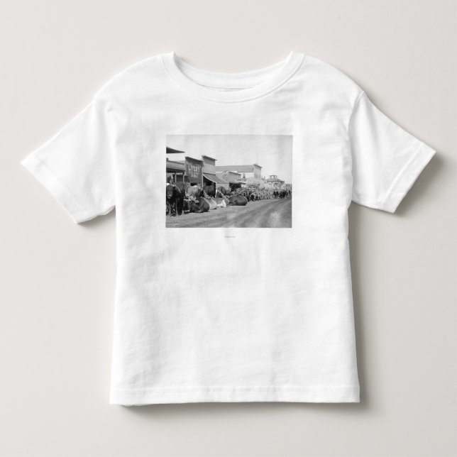 T-shirt Equipes do boi ao longo da rua principal da (Frente)