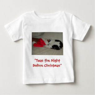 T-shirt Era a noite antes do Natal Kitten