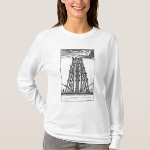 T-shirt Erigindo o Obelisk egípcio antigo