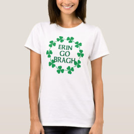T-shirt Erin vai círculo de Bragh dos trevos