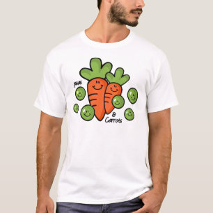 T-shirt Ervilhas e cenouras