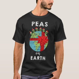 T-shirt Ervilhas na chalaça engraçada do vegetariano do