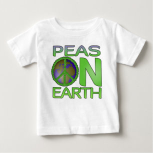 T-shirt Ervilhas na terra
