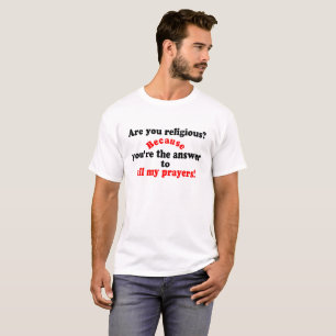 T-shirt 😁 ✔ és religioso? Porque... 😄 da linha de coleta