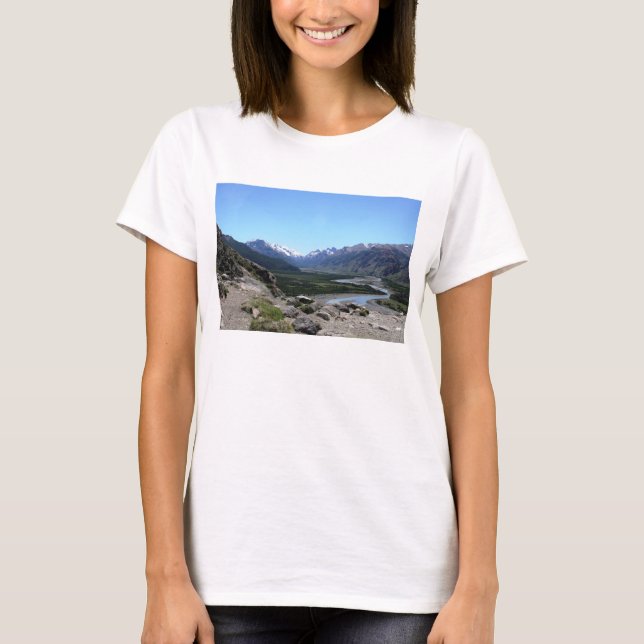 T-shirt Escala de Andes, Patagonia (Frente)