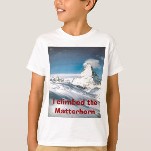 T-shirt Escalando o Matterhorn