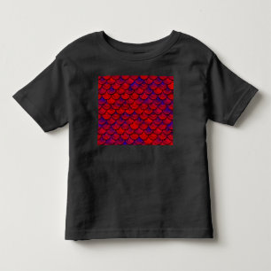 T-shirt Escalas de Vermelho e Roxo
