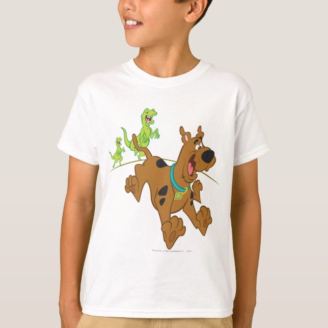 T-shirt Escape do dinossauro Scooby-Doo (Frente)