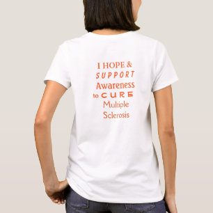 T-shirt Esclerose Múltipla Sensibilização Fita Anjo T C