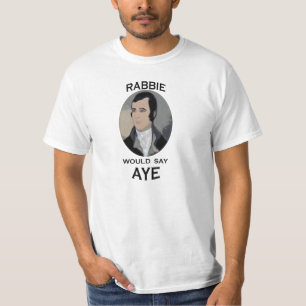 T-shirt escocês da independência de Robert Burns