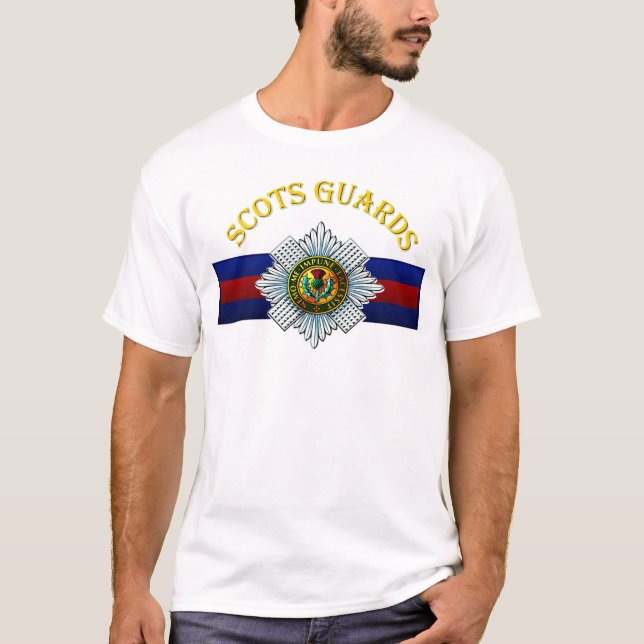 T-shirt escocês das guardas (Frente)