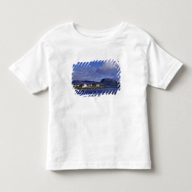 T-shirt Escócia, Highland, Wester Ross, Plockton. (Frente)