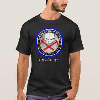 T-shirt Escola de batidas duras /University da