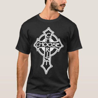 T-shirt Escolha o preto do cristo