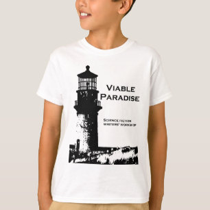 T-shirt Escolha uma cor - farol viável do paraíso