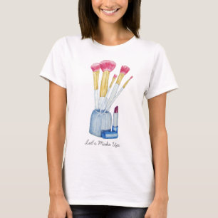 T-shirt escovas da composição do suporte no design da ar