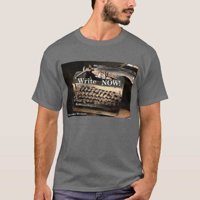 T-shirt Escreva agora! (Frente)