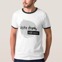 Escreva o bebado; Edite moderado