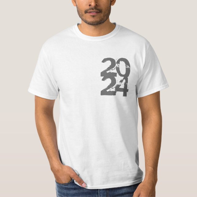 T-shirt Escritura 2024 quadrada (Frente)