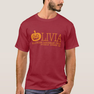 T-shirt escuro básico da "doçura ou travessura"