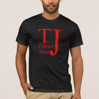 T-shirt escuro da banda de TJ