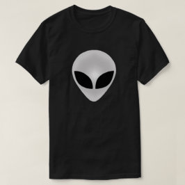 T-Shirt Escuro da Cabeça de alienígena