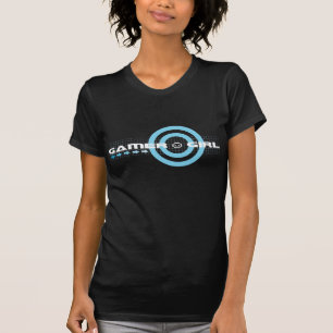 T-shirt escuro da menina do Gamer (mais estilos…