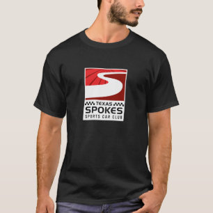 T-shirt escuro do logotipo dos raios: Homens