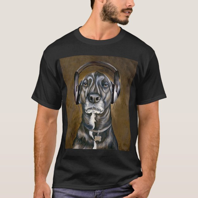 T-SHIRT ESCUTA, AQUI - O CÃO (Frente)