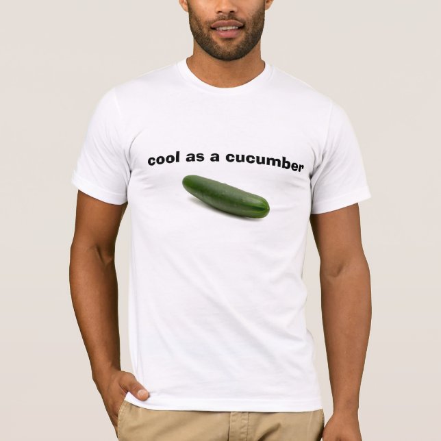 T-shirt esfrie como um pepino (Frente)