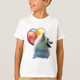 T-shirt Eskie Happy Birthday Balon