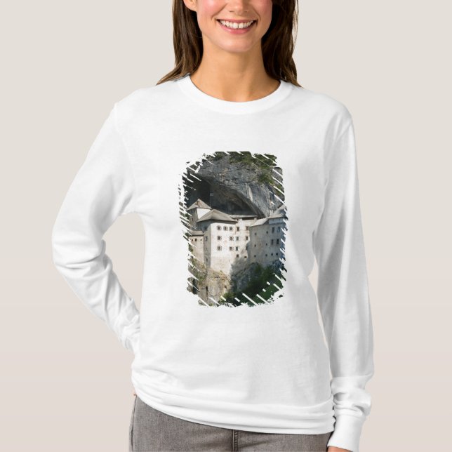 T-shirt ESLOVÊNIA, RANJSKA, Castelo Predjama: século XVI (Frente)